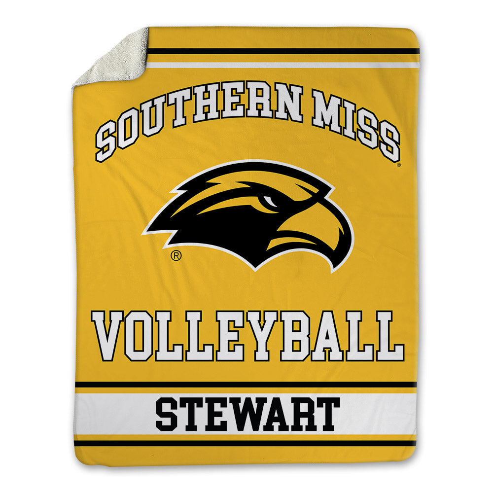 Southern Miss - NCAA Women's Volleyball : Elly Stewart - Blanket-0