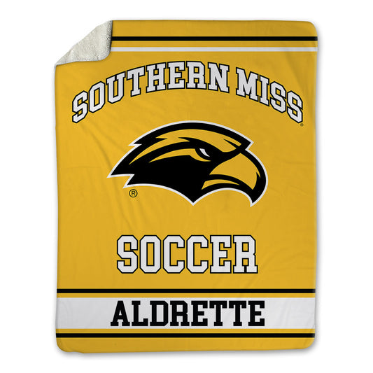 Southern Miss - NCAA Women's Soccer : Avery Aldrette - Blanket-0
