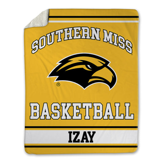 Southern Miss - NCAA Men's Basketball : Tegra Izay - Blanket-0