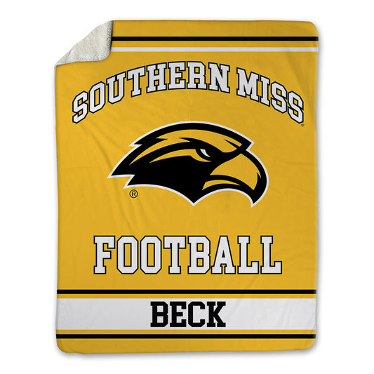 Southern Miss - NCAA Football : Jeremiah Beck - Blanket-0