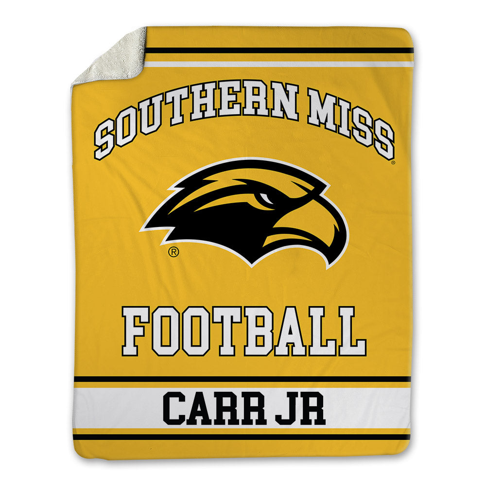 Southern Miss - NCAA Football : Josh Carr Jr - Blanket-0