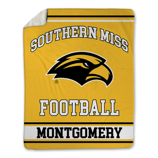 Southern Miss - NCAA Football : Michael Montgomery - Blanket-0