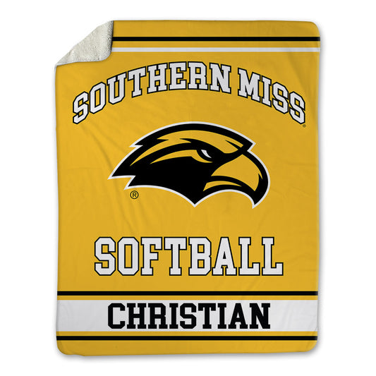 Southern Miss - NCAA Softball : Hannah Christian - Blanket-0