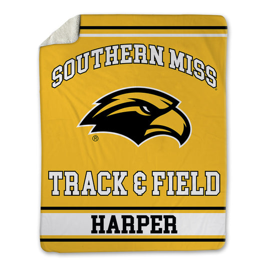 Southern Miss - NCAA Men's Track & Field : Isaiah Harper - Blanket-0