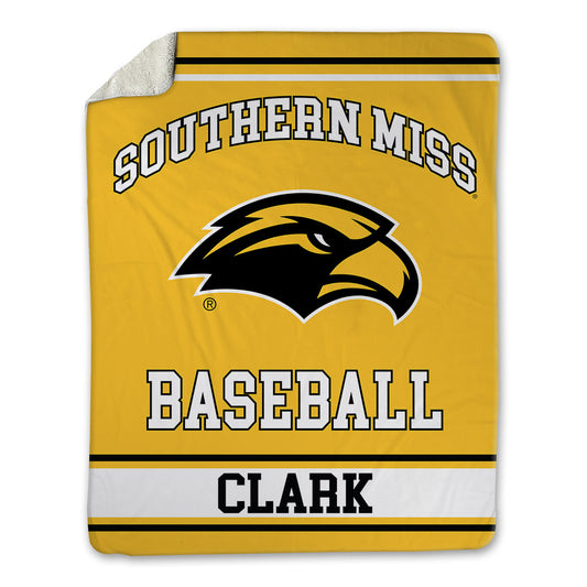 Southern Miss - NCAA Baseball : Camden Clark - Blanket-0