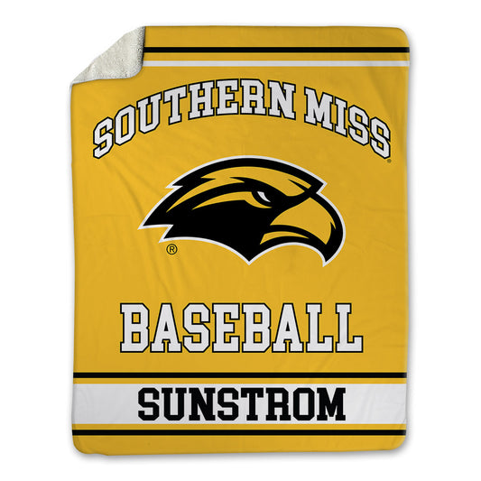 Southern Miss - NCAA Baseball : Camden Sunstrom - Blanket-0