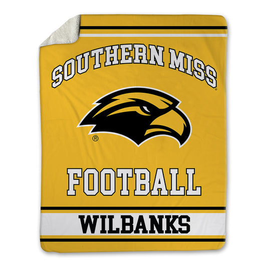 Southern Miss - NCAA Football : Creighton Wilbanks - Blanket-0
