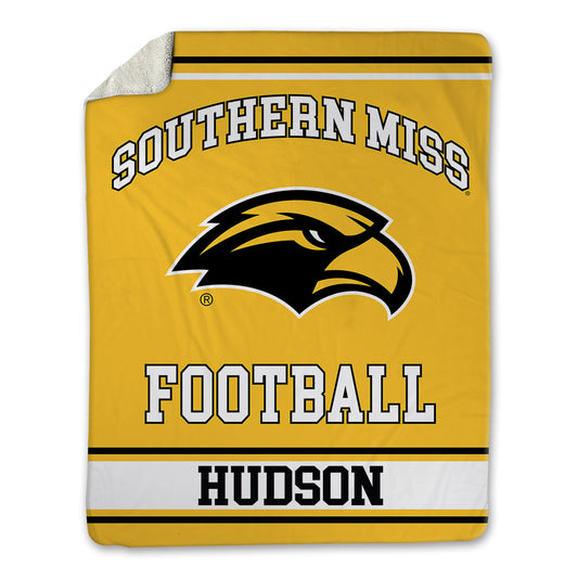 Southern Miss - NCAA Football : Zerian Hudson - Blanket-0