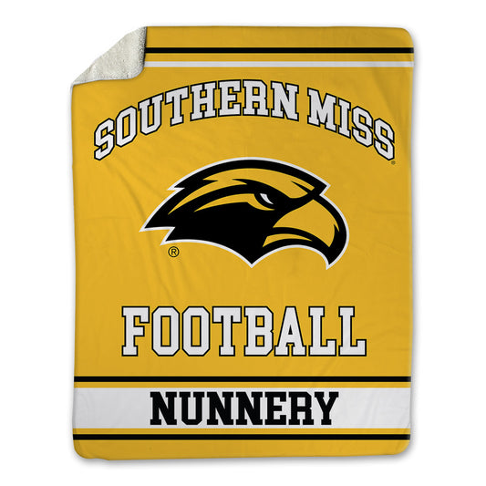 Southern Miss - NCAA Football : Greg Nunnery - Blanket-0