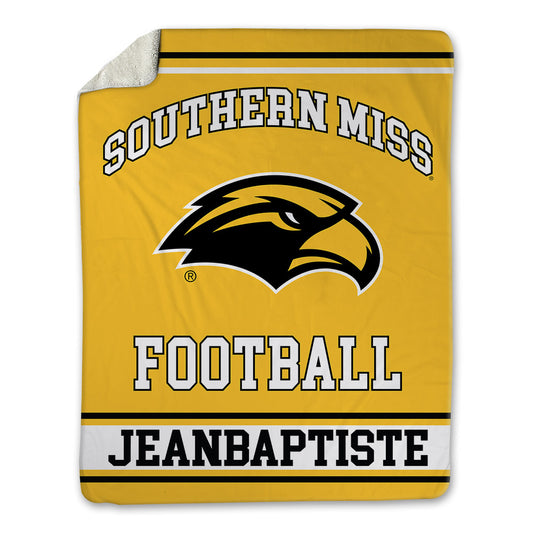 Southern Miss - NCAA Football : Casey Jeanbaptiste - Blanket-0