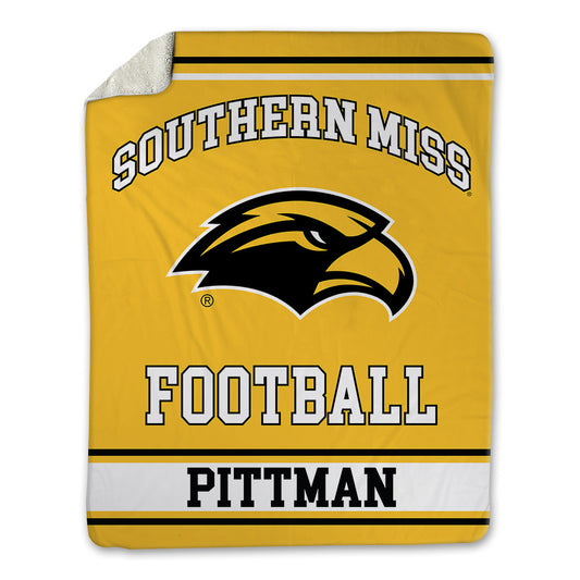 Southern Miss - NCAA Football : Jeffery Pittman - Blanket-0