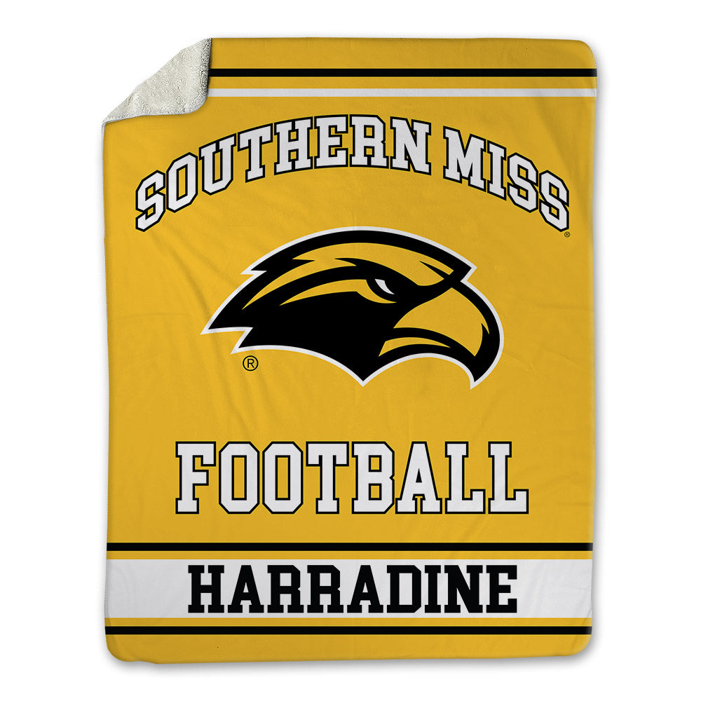 Southern Miss - NCAA Football : Reed Harradine - Blanket-0