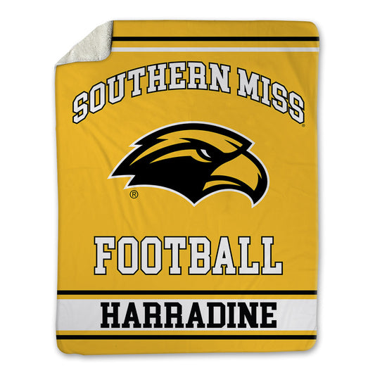 Southern Miss - NCAA Football : Reed Harradine - Blanket-0