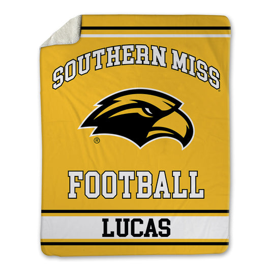 Southern Miss - NCAA Football : Dontae Lucas - Blanket-0