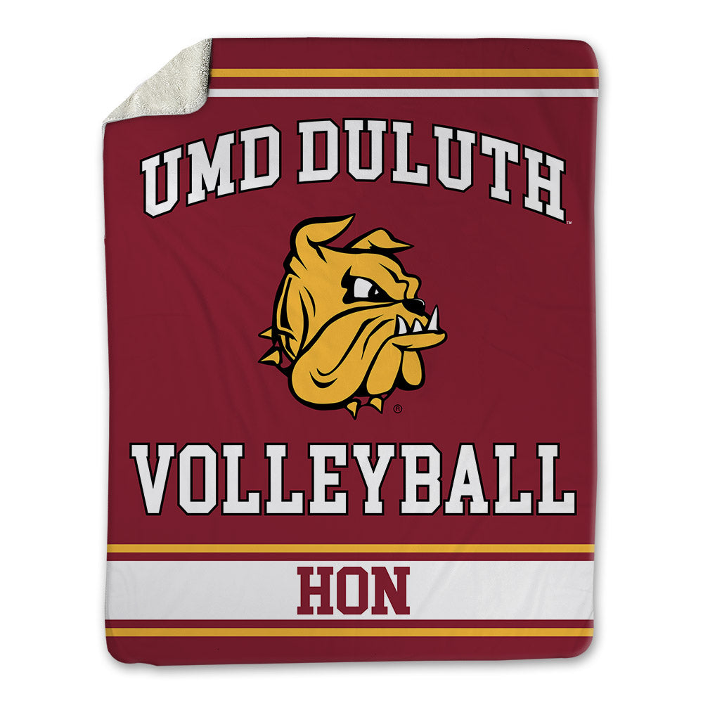 UMN Duluth - NCAA Women's Volleyball : Julianne Hon - Blanket-0