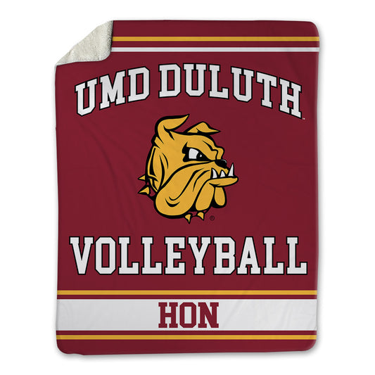 UMN Duluth - NCAA Women's Volleyball : Julianne Hon - Blanket-0