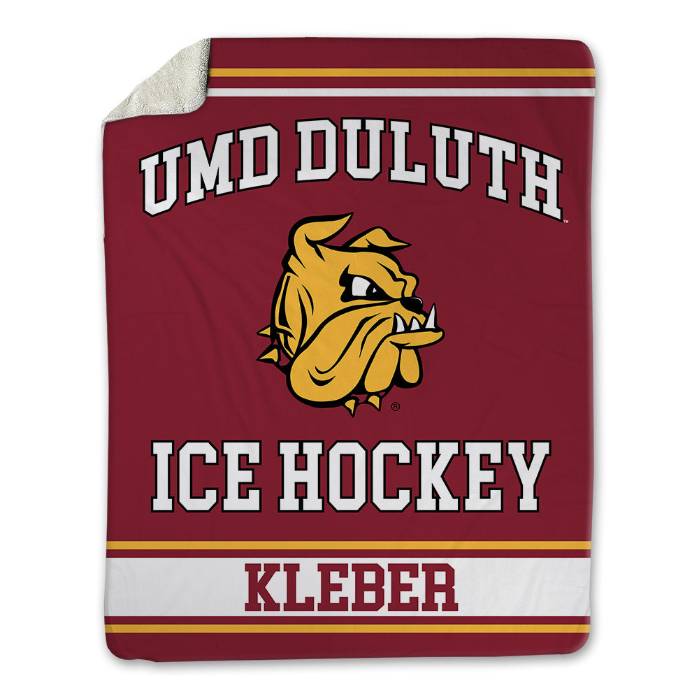 UMN Duluth - NCAA Men's Ice Hockey : Adam Kleber - Blanket-0