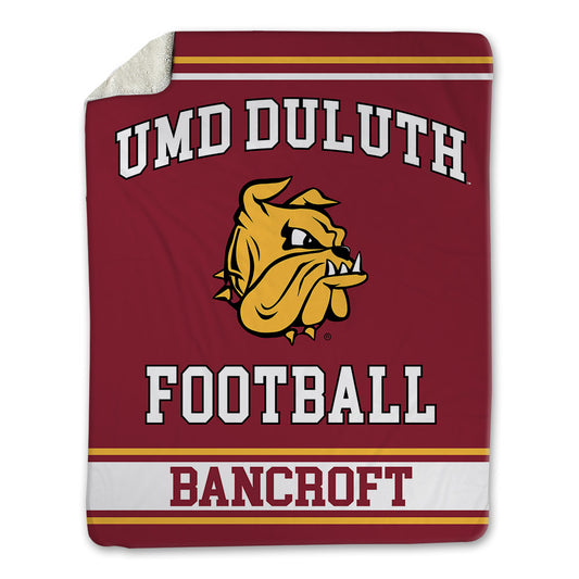 UMN Duluth - NCAA Football : Caleb Bancroft - Blanket-0