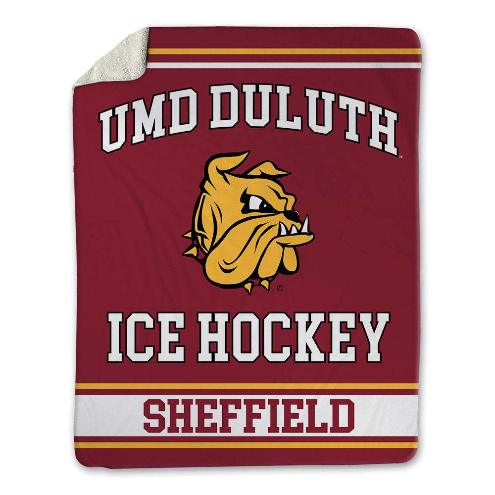 UMN Duluth - NCAA Men's Ice Hockey : Cole Sheffield - Blanket-0