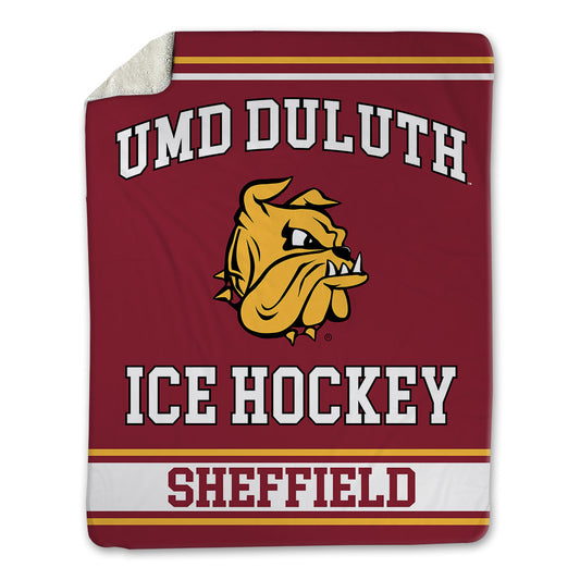UMN Duluth - NCAA Men's Ice Hockey : Cole Sheffield - Blanket-0