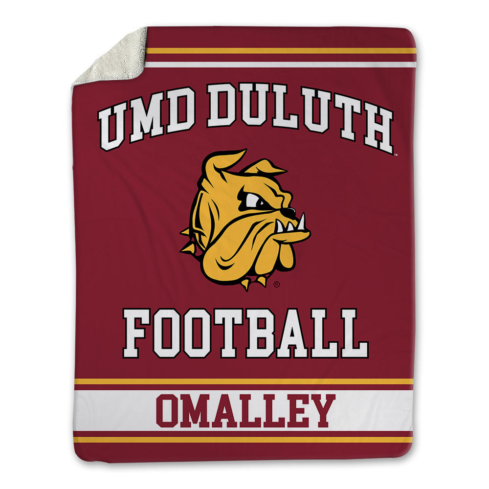 UMN Duluth - NCAA Football : Francis OMalley - Blanket-0