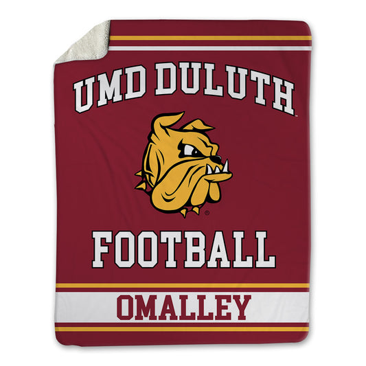 UMN Duluth - NCAA Football : Francis OMalley - Blanket-0