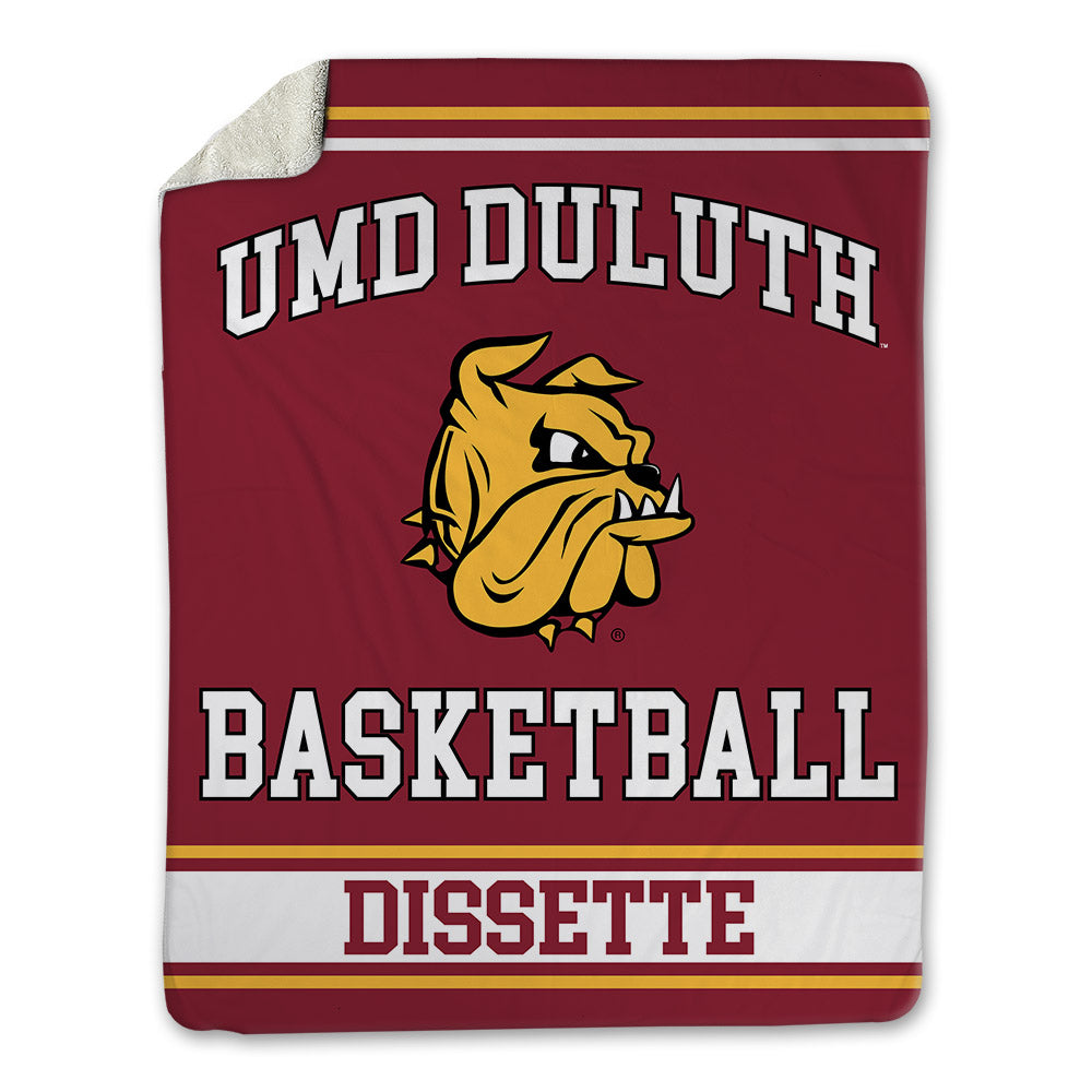 UMN Duluth - NCAA Men's Basketball : Darik Dissette - Blanket-0