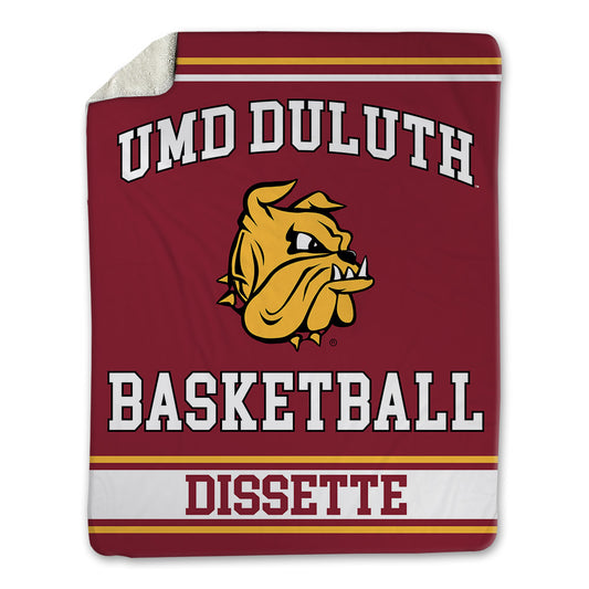 UMN Duluth - NCAA Men's Basketball : Darik Dissette - Blanket-0