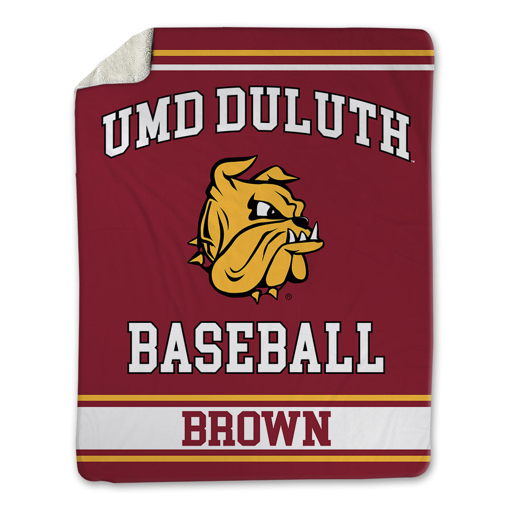 UMN Duluth - NCAA Baseball : Zak Brown - Blanket-0
