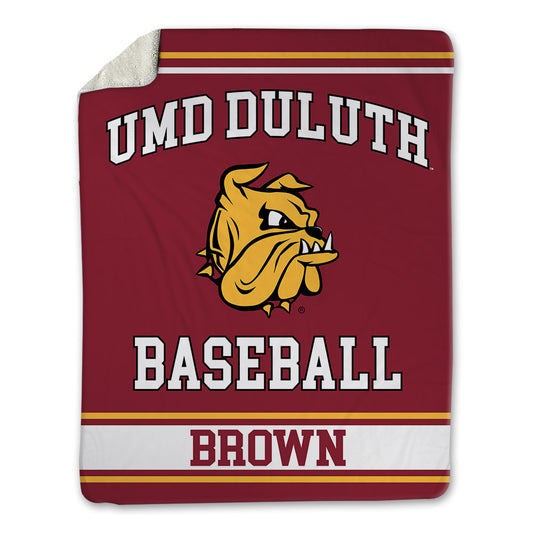 UMN Duluth - NCAA Baseball : Zak Brown - Blanket-0