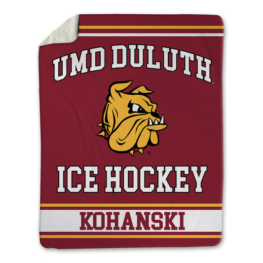 UMN Duluth - NCAA Men's Ice Hockey : Kade Kohanski - Blanket-0
