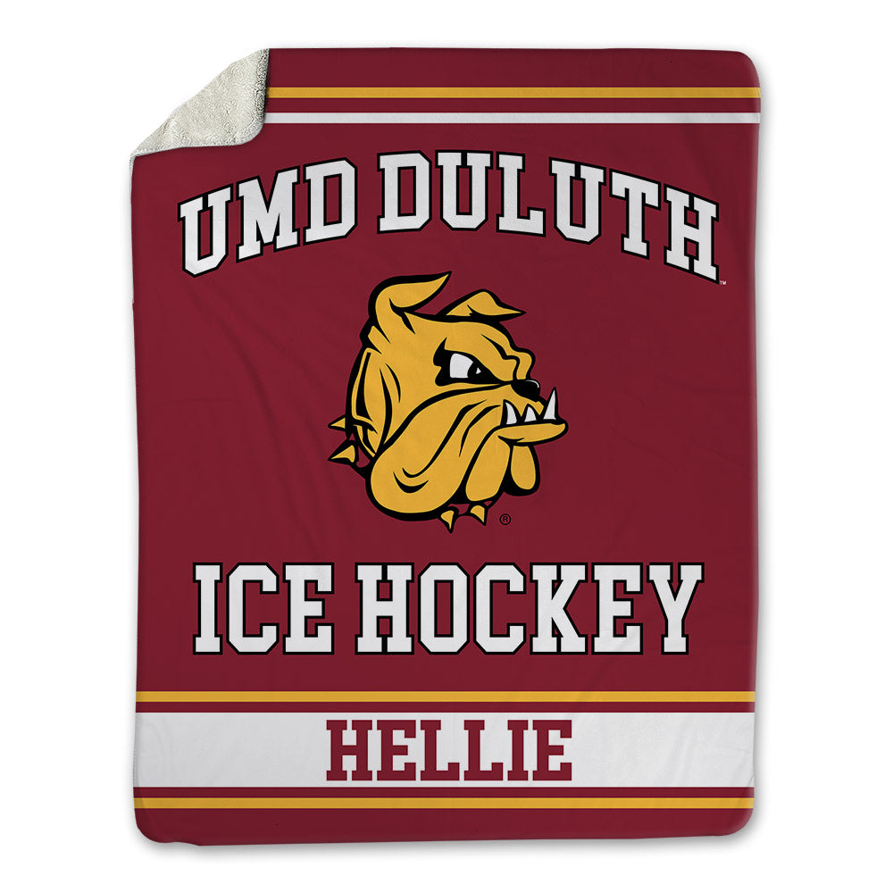 UMN Duluth - NCAA Men's Ice Hockey : Bennett Hellie - Blanket-0