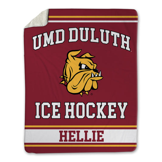 UMN Duluth - NCAA Men's Ice Hockey : Bennett Hellie - Blanket-0