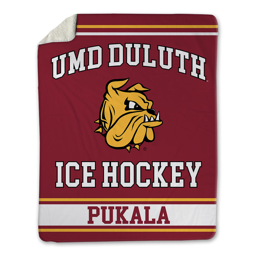 UMN Duluth - NCAA Women's Ice Hockey : Ella Pukala - Blanket-0