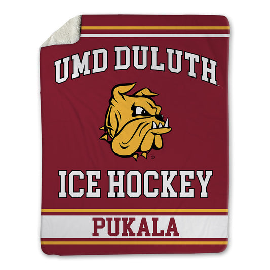 UMN Duluth - NCAA Women's Ice Hockey : Ella Pukala - Blanket-0