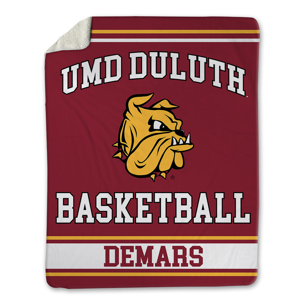 UMN Duluth - NCAA Men's Basketball : Billy DeMars - Blanket-0