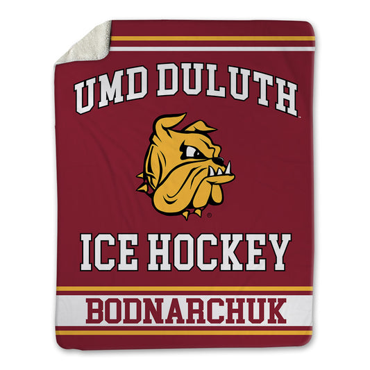 UMN Duluth - NCAA Men's Ice Hockey : Riley Bodnarchuk - Blanket-0