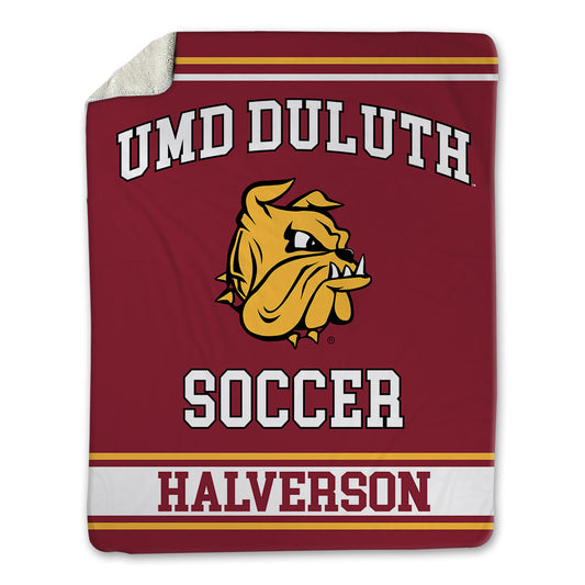 UMN Duluth - NCAA Women's Soccer : Edy Halverson - Blanket-0