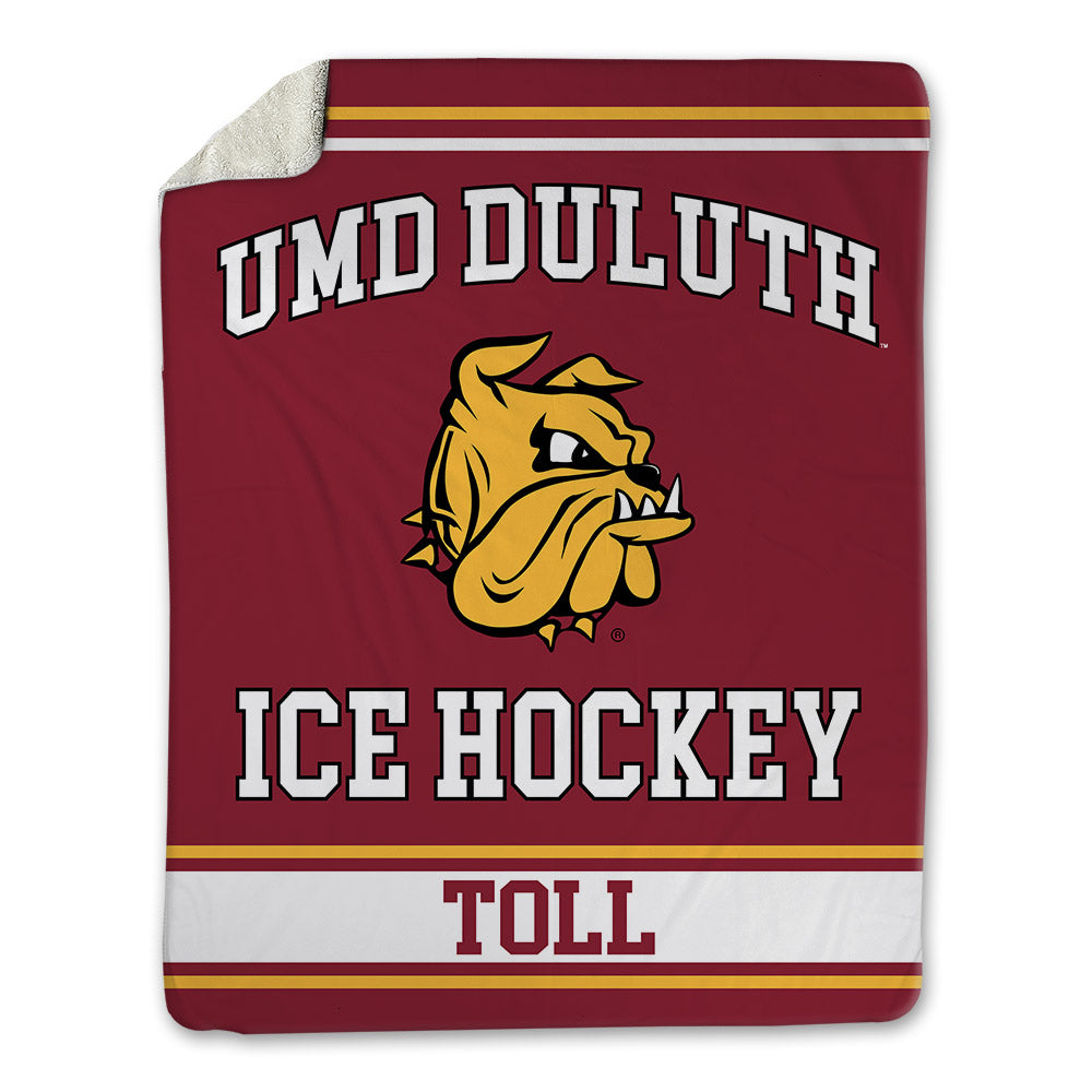 UMN Duluth - NCAA Men's Ice Hockey : Jake Toll - Blanket-0
