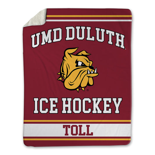 UMN Duluth - NCAA Men's Ice Hockey : Jake Toll - Blanket-0