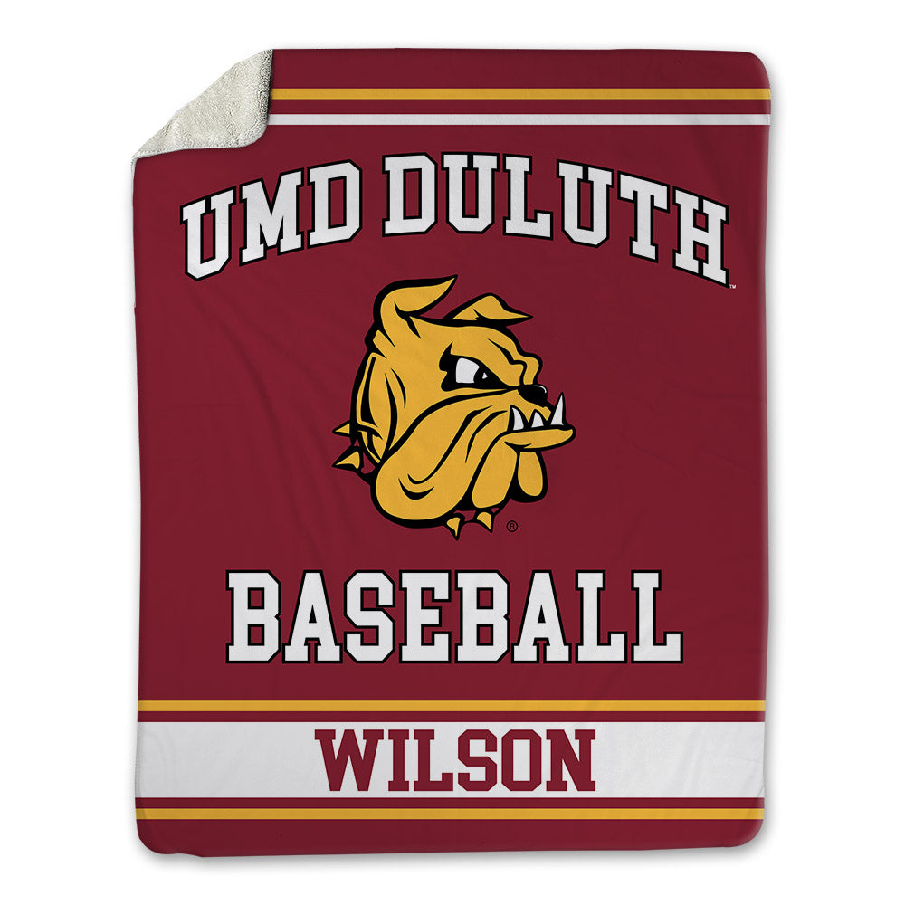 UMN Duluth - NCAA Baseball : Dylan Wilson - Blanket-0