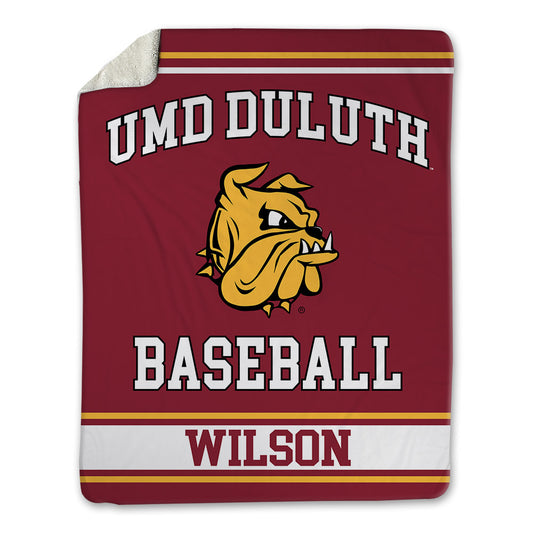 UMN Duluth - NCAA Baseball : Dylan Wilson - Blanket-0