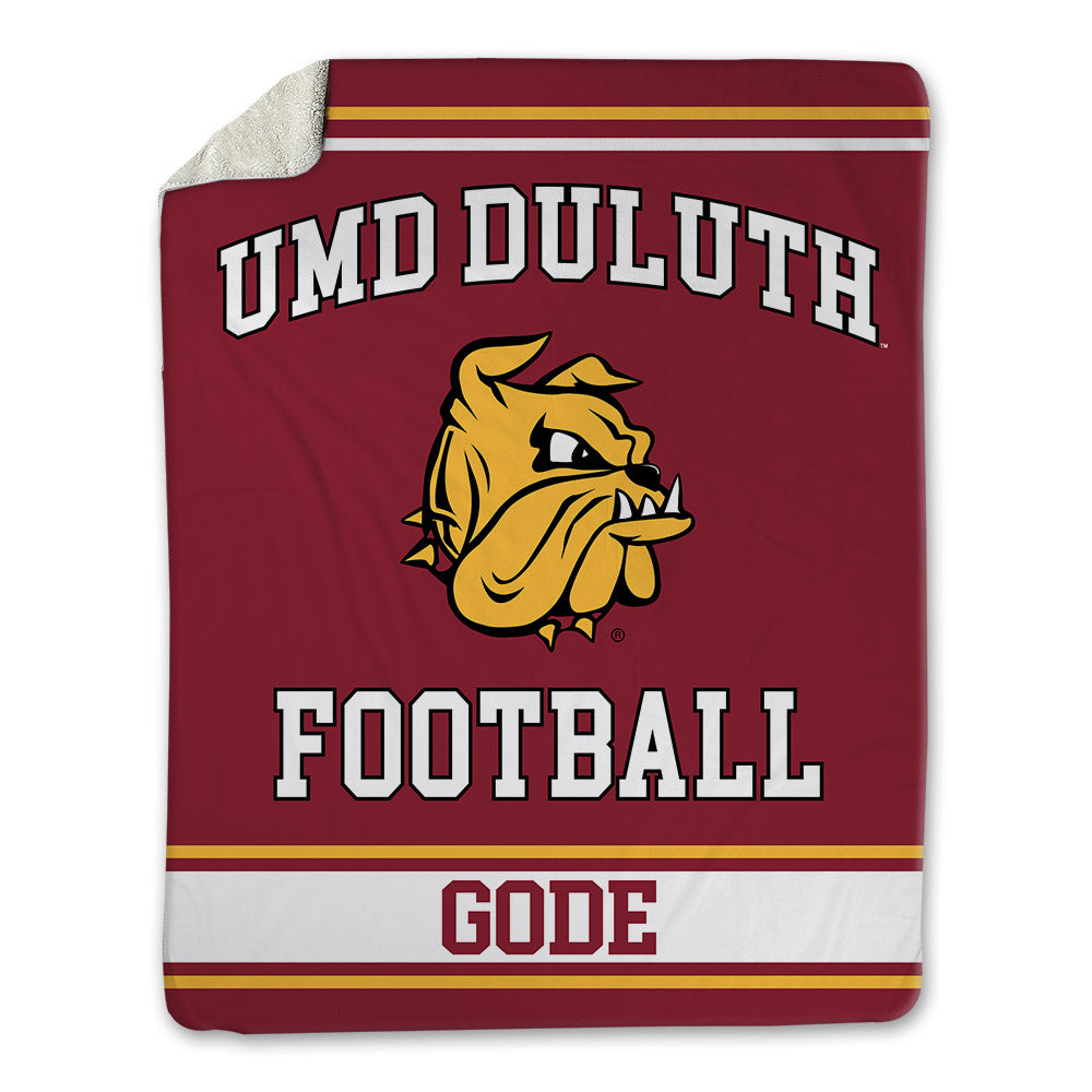 UMN Duluth - NCAA Football : Blake Gode - Blanket-0