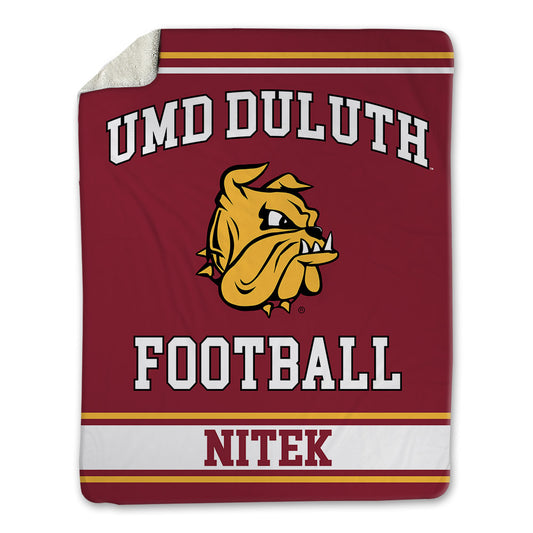 UMN Duluth - NCAA Football : Trent Nitek - Blanket-0