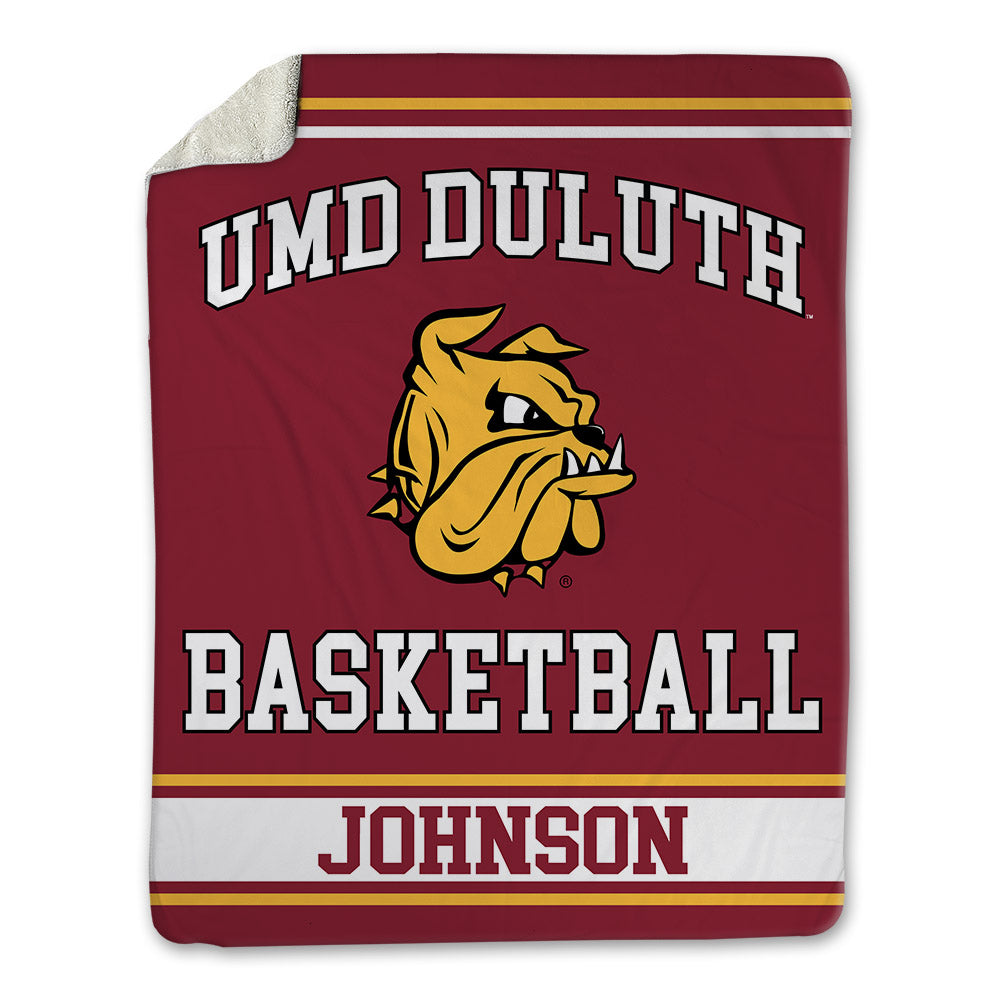 UMN Duluth - NCAA Men's Basketball : Brooks Johnson - Blanket-0