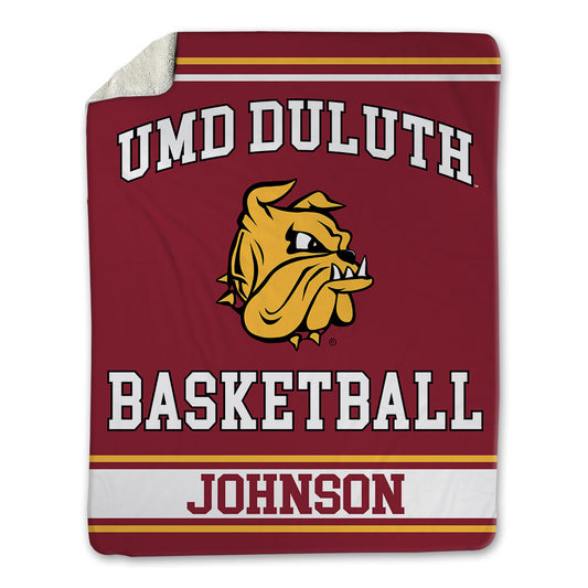 UMN Duluth - NCAA Men's Basketball : Brooks Johnson - Blanket-0