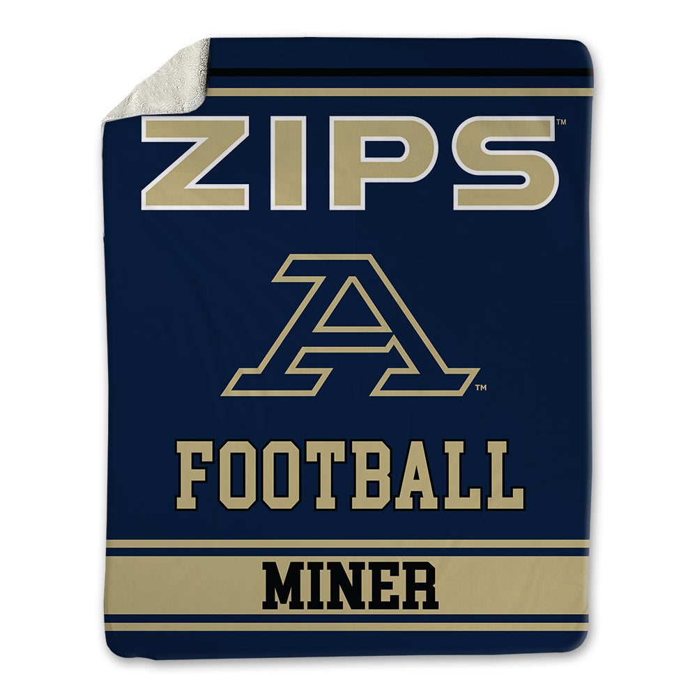 Akron - NCAA Football : Frank Miner - Blanket-0