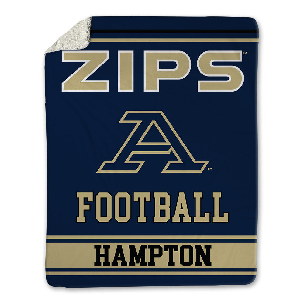 Akron - NCAA Football : Nate Hampton - Blanket-0