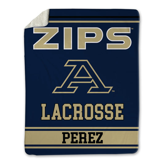 Akron - NCAA Women's Lacrosse : Alyssa Perez - Blanket-0