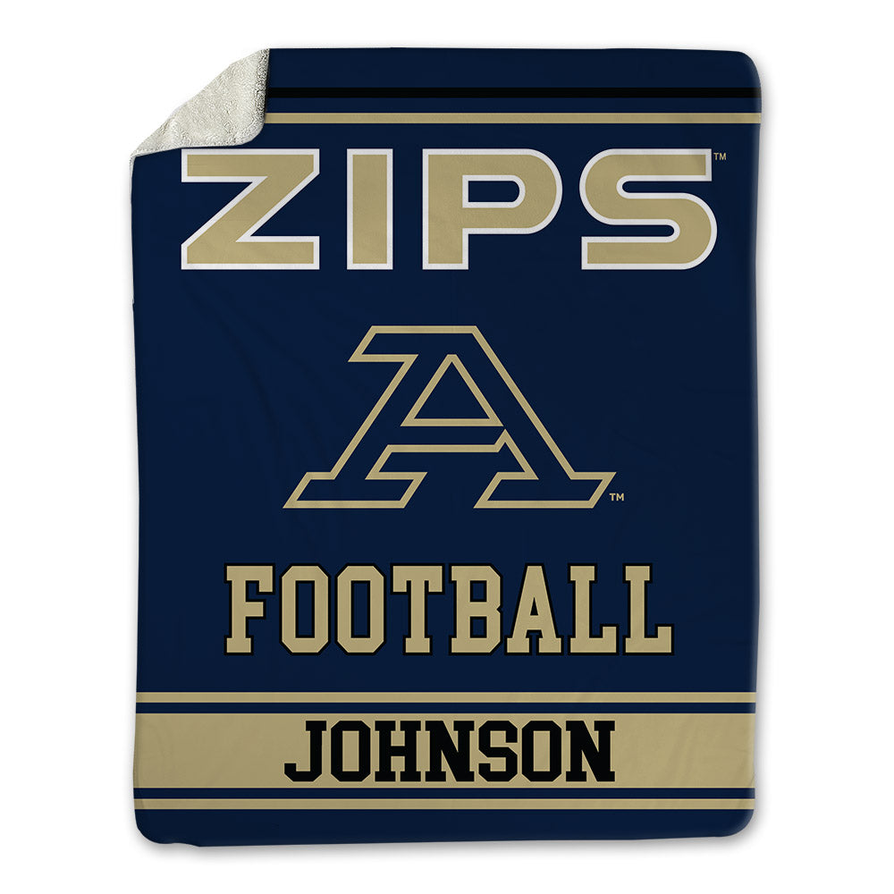 Akron - NCAA Football : Donelius Johnson - Blanket-0